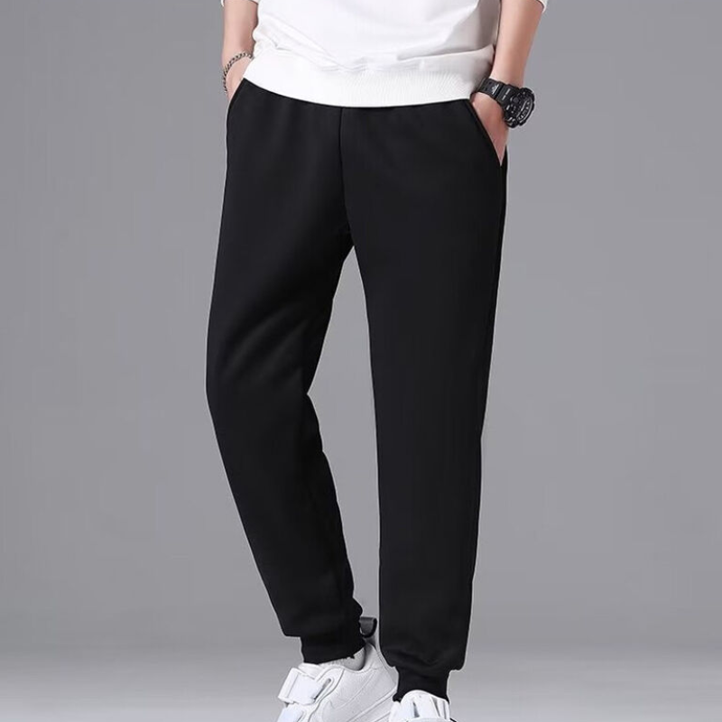 Mens Winter Thick Trousers Casual Loose Warm Joggers Fleece Lined Athletic Pants - Picture 12 of 12