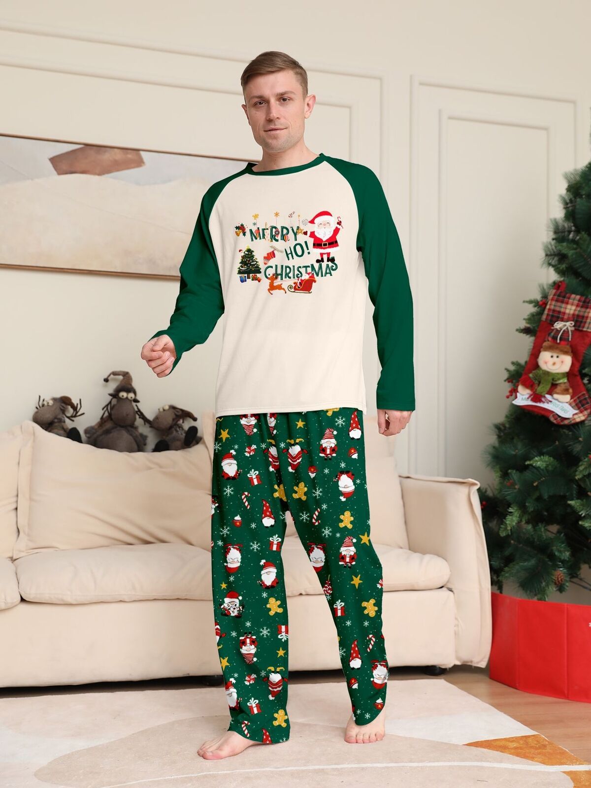 2024 Family Matching Christmas Pyjamas Dog Adult Kids Nightwear Pajamas Pjs Set - Picture 24 of 54