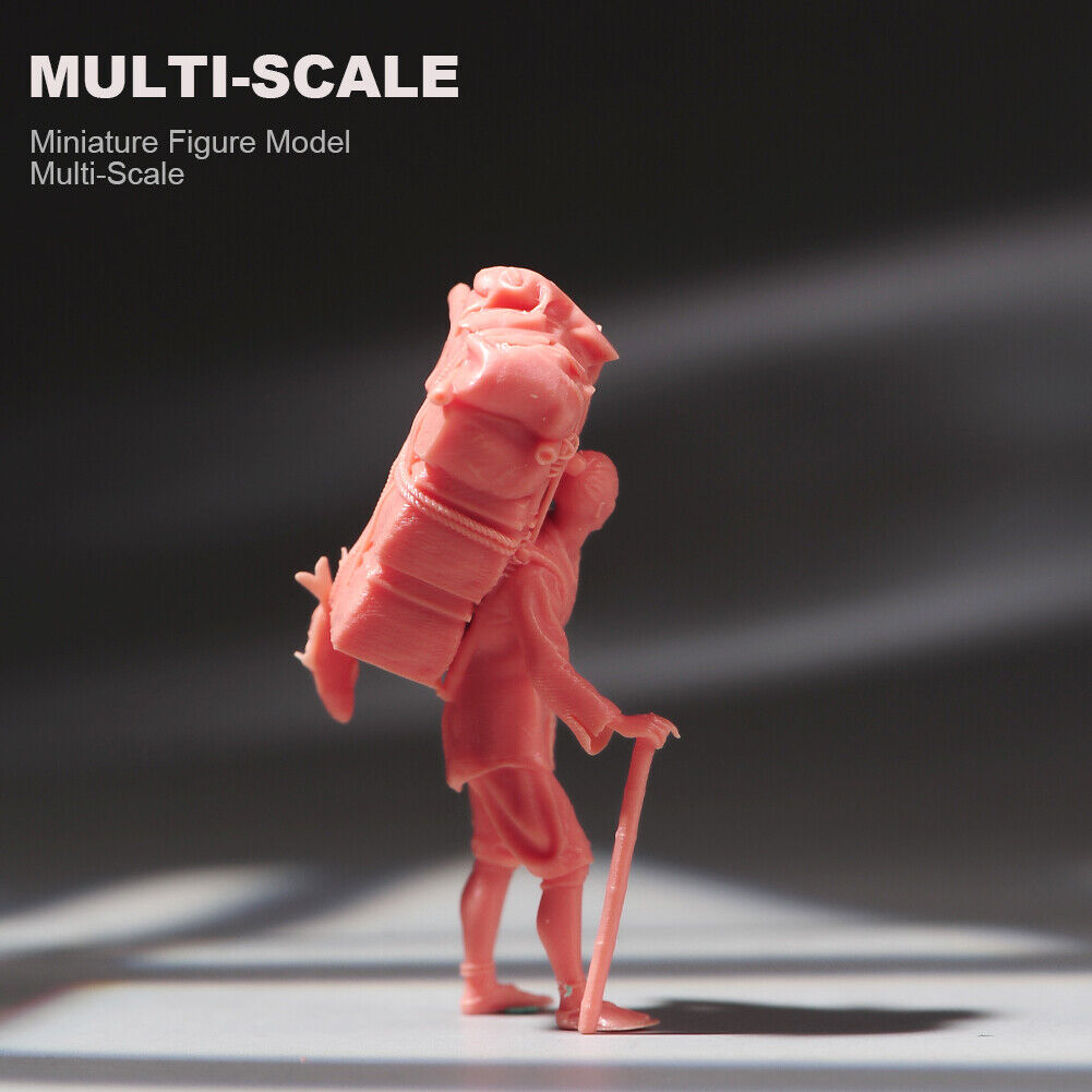 1/64 1/87 1/43 1/24 1/18 Scena Miniature Arrampicata Wild Man Bagaglio Figure Bambola - Foto 26 di 34