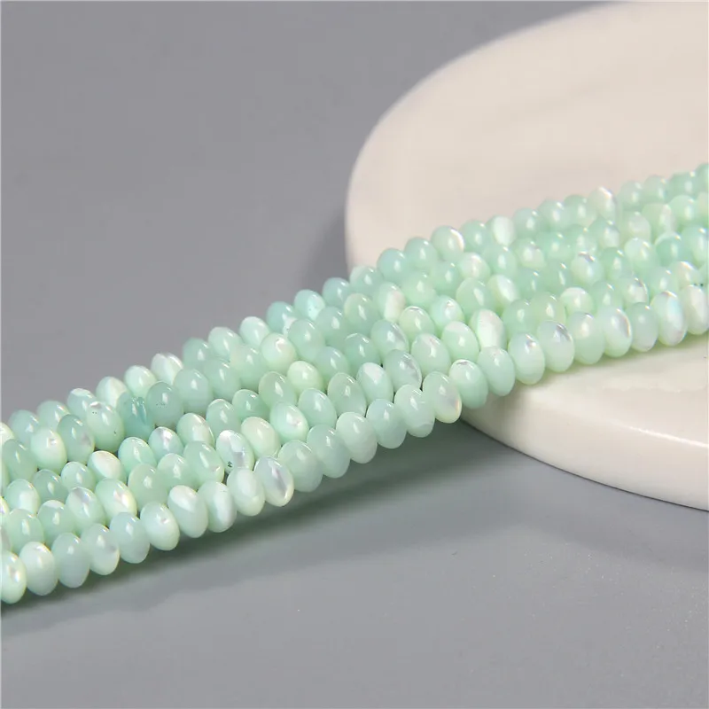 Fashion 2x4mm Small Natural Flat Shell Round Tube Beads Loose Spacer Pearl Beads - Picture 43 of 68