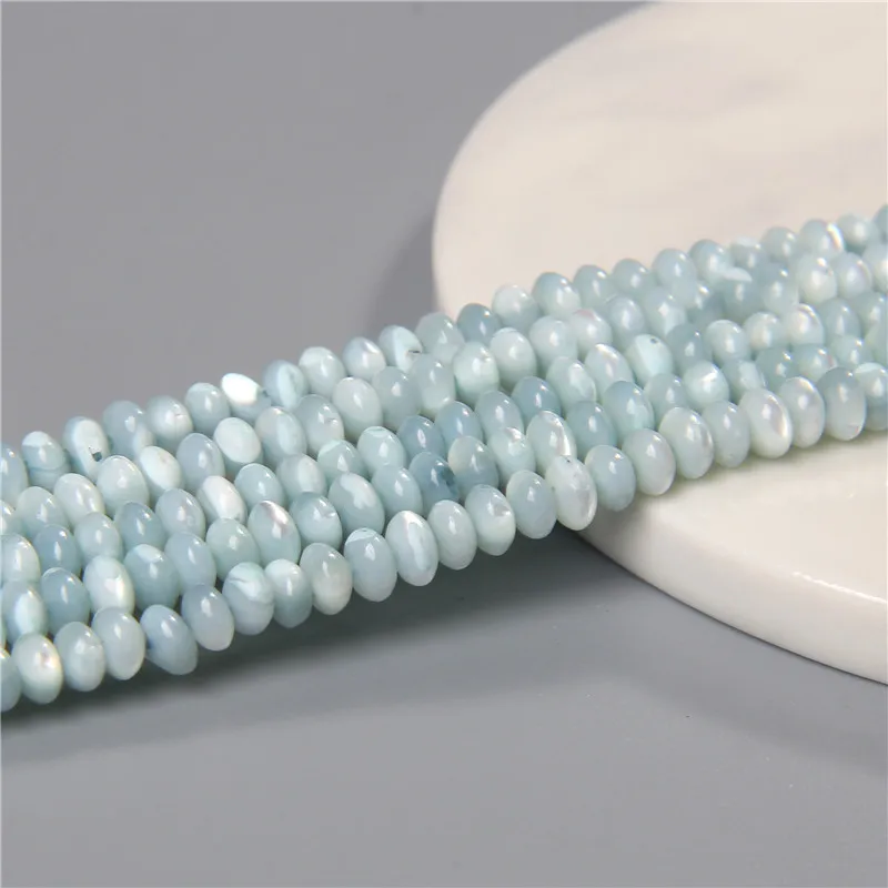 Fashion 2x4mm Small Natural Flat Shell Round Tube Beads Loose Spacer Pearl Beads - Picture 60 of 68