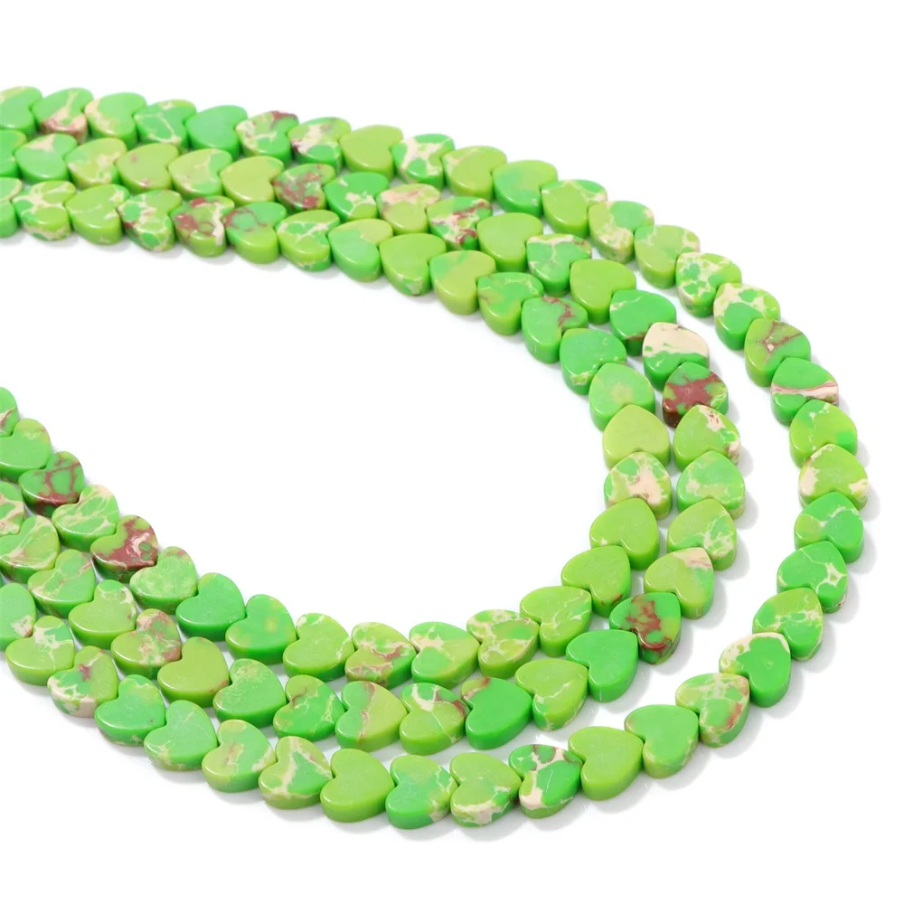 Herz Kristall Stein Scheibe Perlen 6mm Achat lose Zwischenperlen zur Schmuckherstellung - Bild 28 von 49