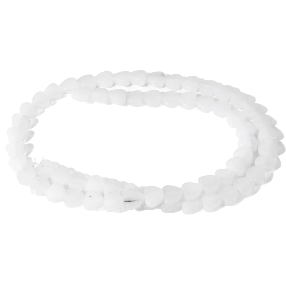 Herz Kristall Stein Scheibe Perlen 6mm Achat lose Zwischenperlen zur Schmuckherstellung - Bild 47 von 49