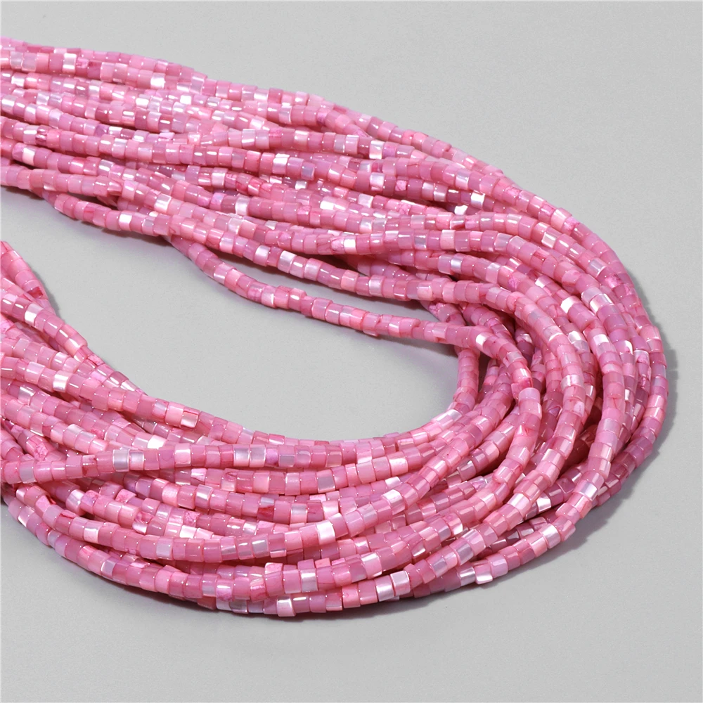 2X3MM Natural Shell Bead Colorful Heishi Beads Spacer Loose Bead For DIY Jewelry