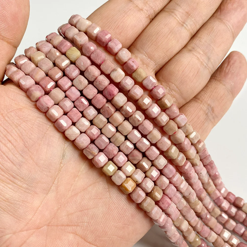 5mm Natural Stone Faceted Square Agates Garnet Quartz Crystal Charm Loose Beads - Picture 59 of 59