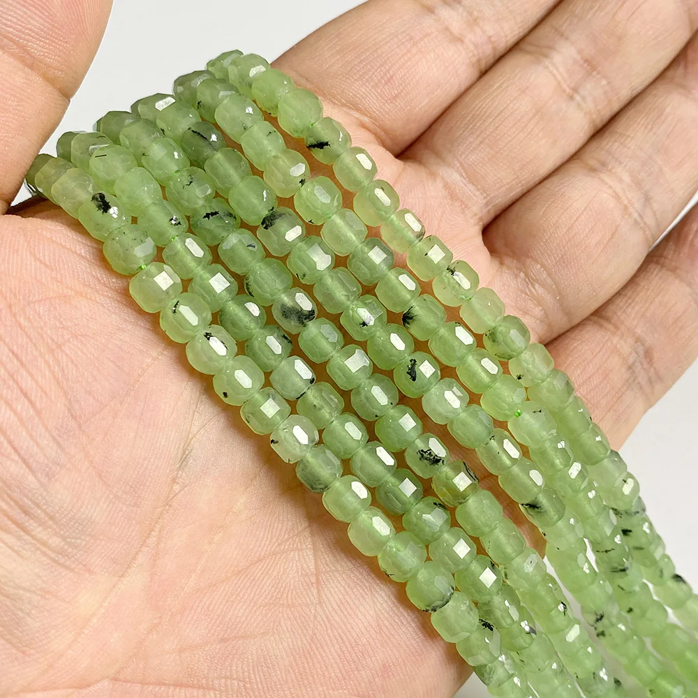 5mm Natural Stone Faceted Square Agates Garnet Quartz Crystal Charm Loose Beads - Picture 36 of 59