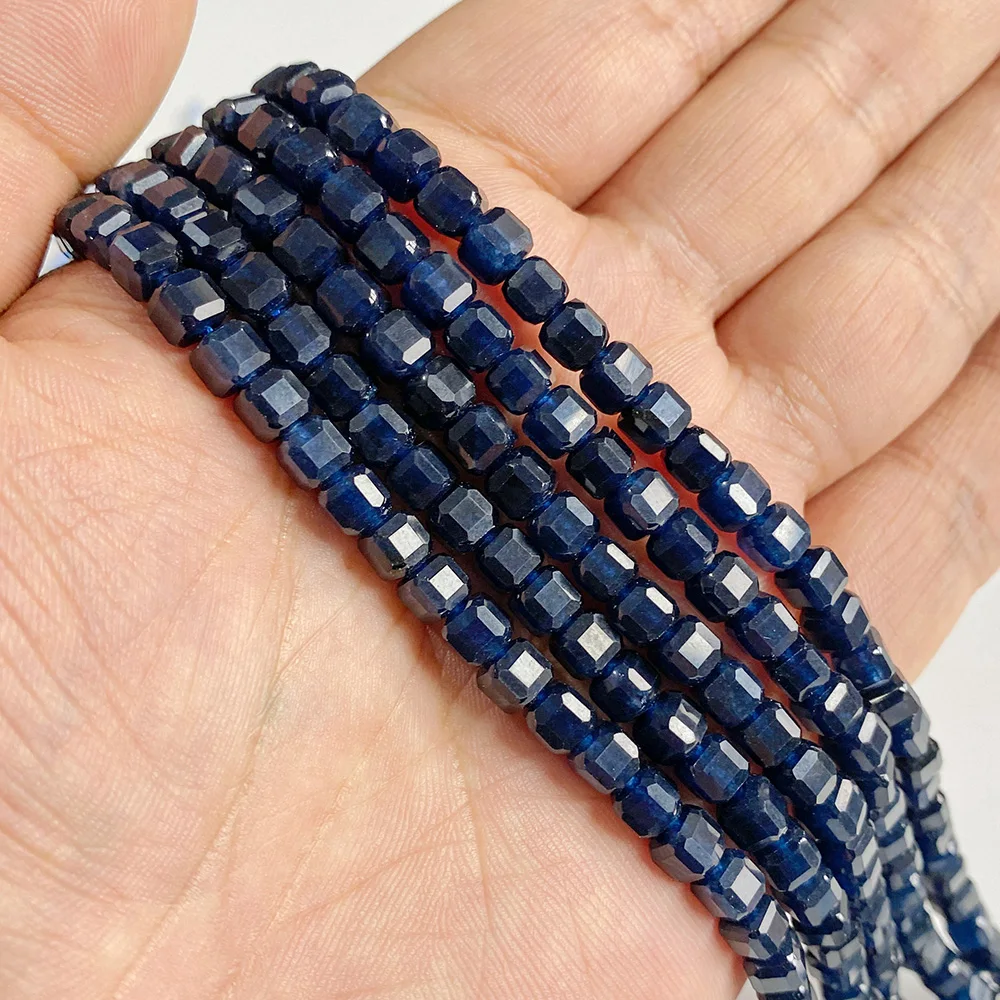 5mm Natural Stone Faceted Square Agates Garnet Quartz Crystal Charm Loose Beads - Picture 41 of 59