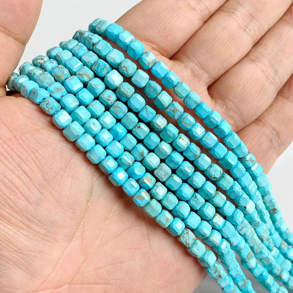 5mm Natural Stone Faceted Square Agates Garnet Quartz Crystal Charm Loose Beads - Picture 43 of 59