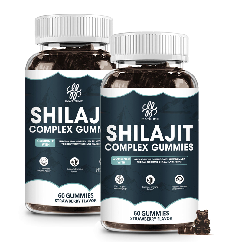 Pure Himalayan Shilajit Gummies High Potency for Energy Boost & Immune Support