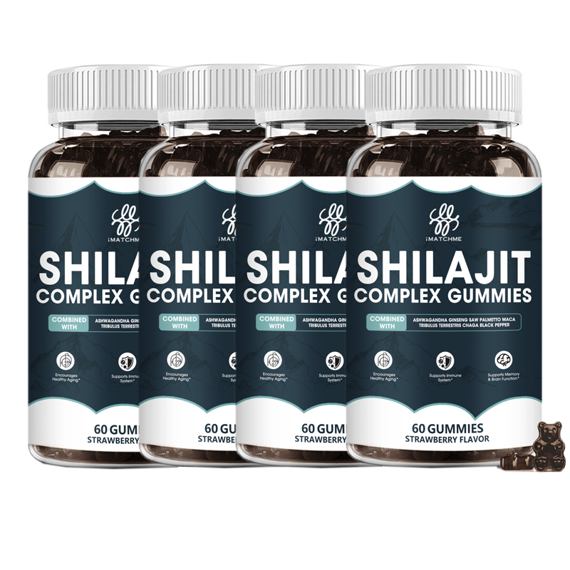 Pure Himalayan Shilajit Gummies High Potency for Energy Boost & Immune Support