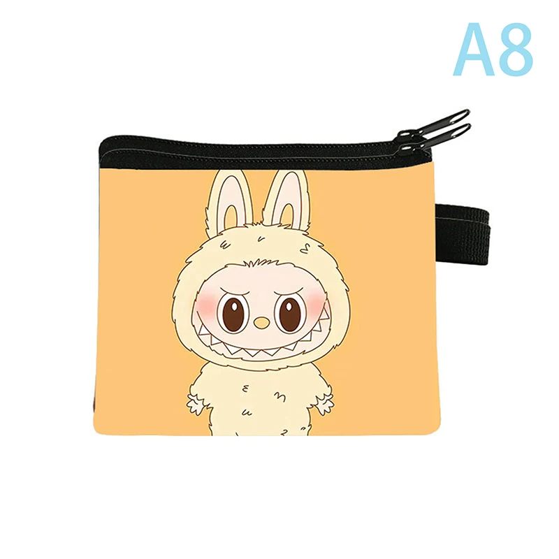1 pezzo nuovo LaBuBu carino cartone animato portamonete borsa da polso portafoglio cartone animato mini cerniera - Foto 23 di 31