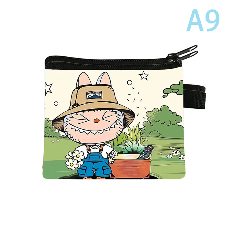 1 pezzo nuovo LaBuBu carino cartone animato portamonete borsa da polso portafoglio cartone animato mini cerniera - Foto 24 di 31