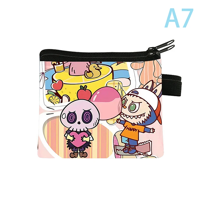 1 pezzo nuovo LaBuBu carino cartone animato portamonete borsa da polso portafoglio cartone animato mini cerniera - Foto 28 di 31