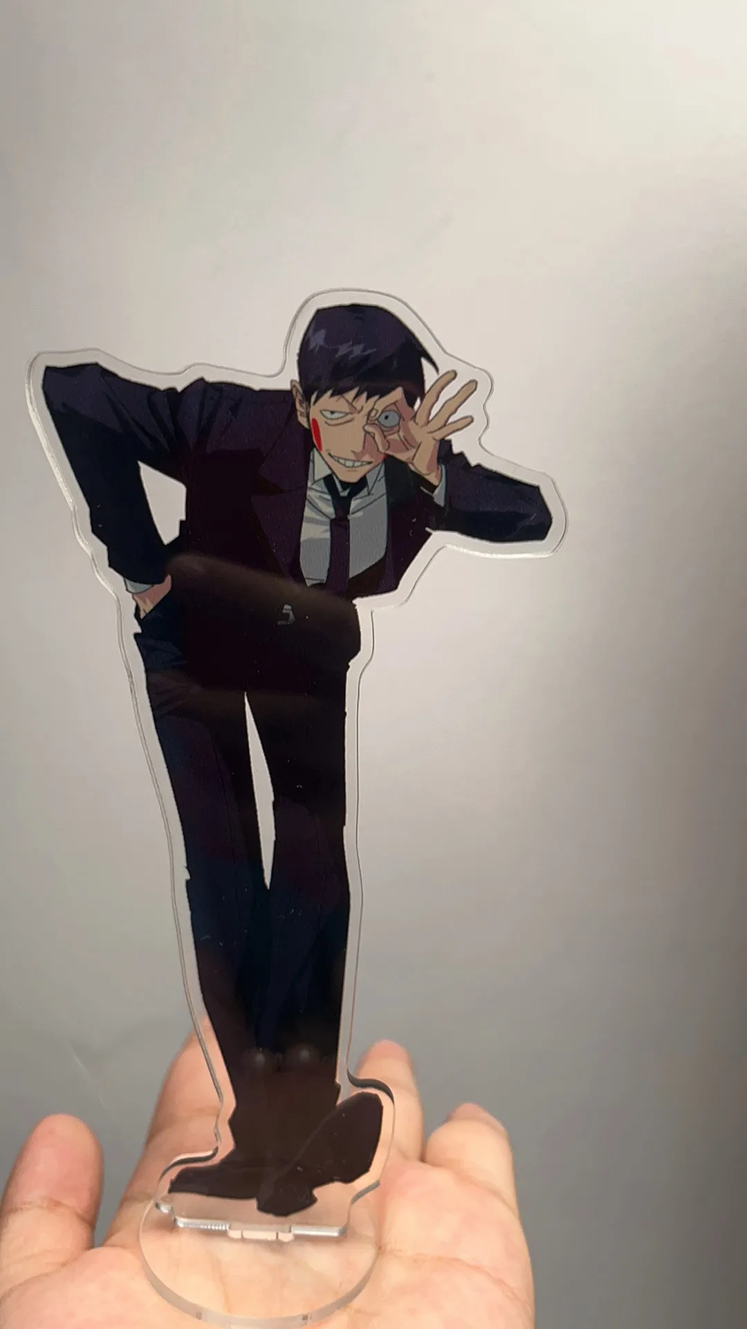 Anime Mob Psycho 100 Reigen Arataka Kageyama Shigeo Acrylic Stand Figure Decor - Picture 7 of 8