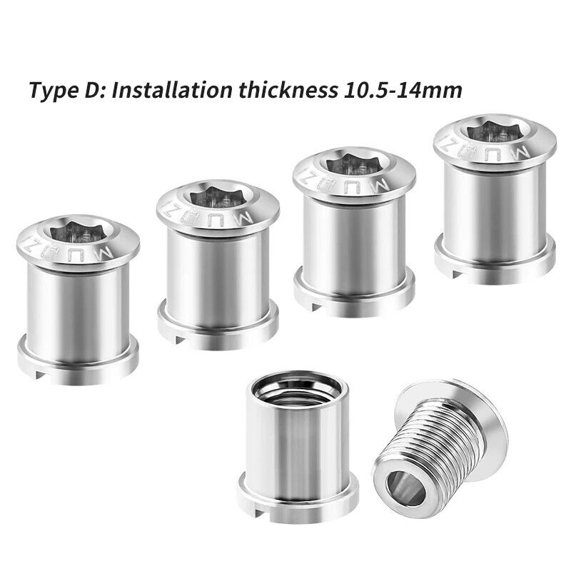 4Pcs MTB Chain Crank Chainring Bolt Set Screws Road Bike Tc4 Titanium - Picture 39 of 44