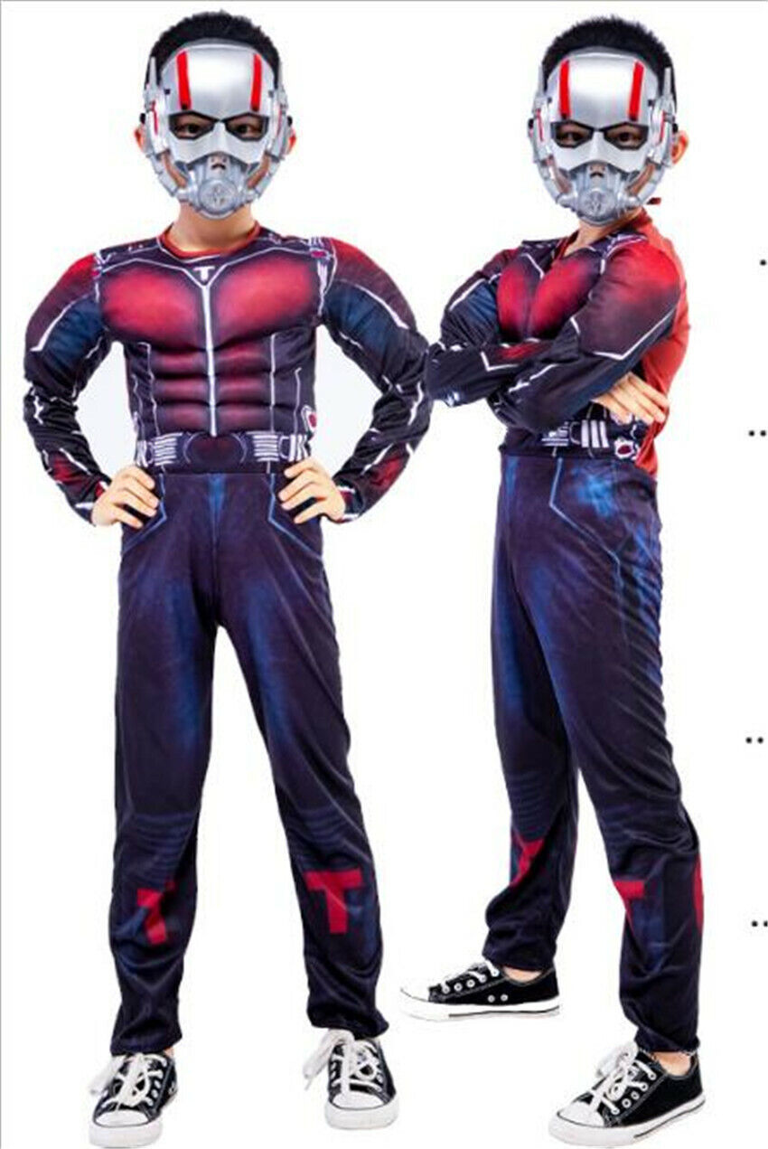 Kids Boys Superhero Costume Cosplay Halloween Carnival Party Fancy Dress UK - Picture 13 of 16