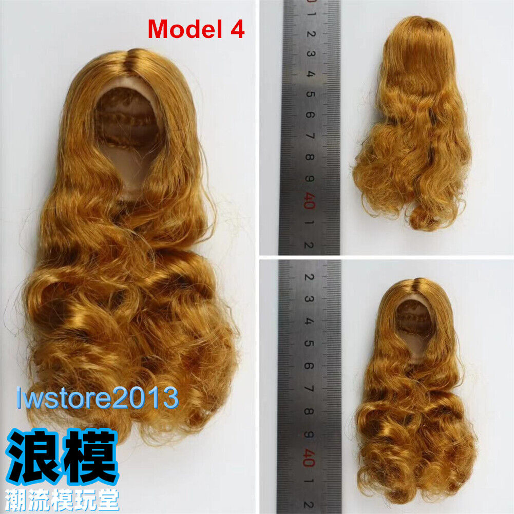 1/6 Artificial Hair Wig Cover For 12" Female Phicen TBL JO Figure Doll Head Body