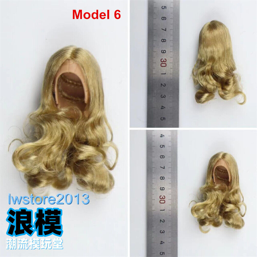 1/6 Artificial Hair Wig Cover For 12" Female Phicen TBL JO Figure Doll Head Body