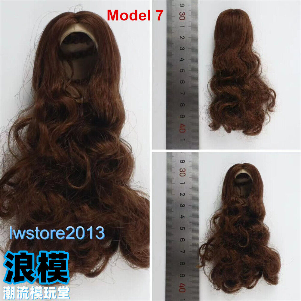 1/6 Artificial Hair Wig Cover For 12" Female Phicen TBL JO Figure Doll Head Body