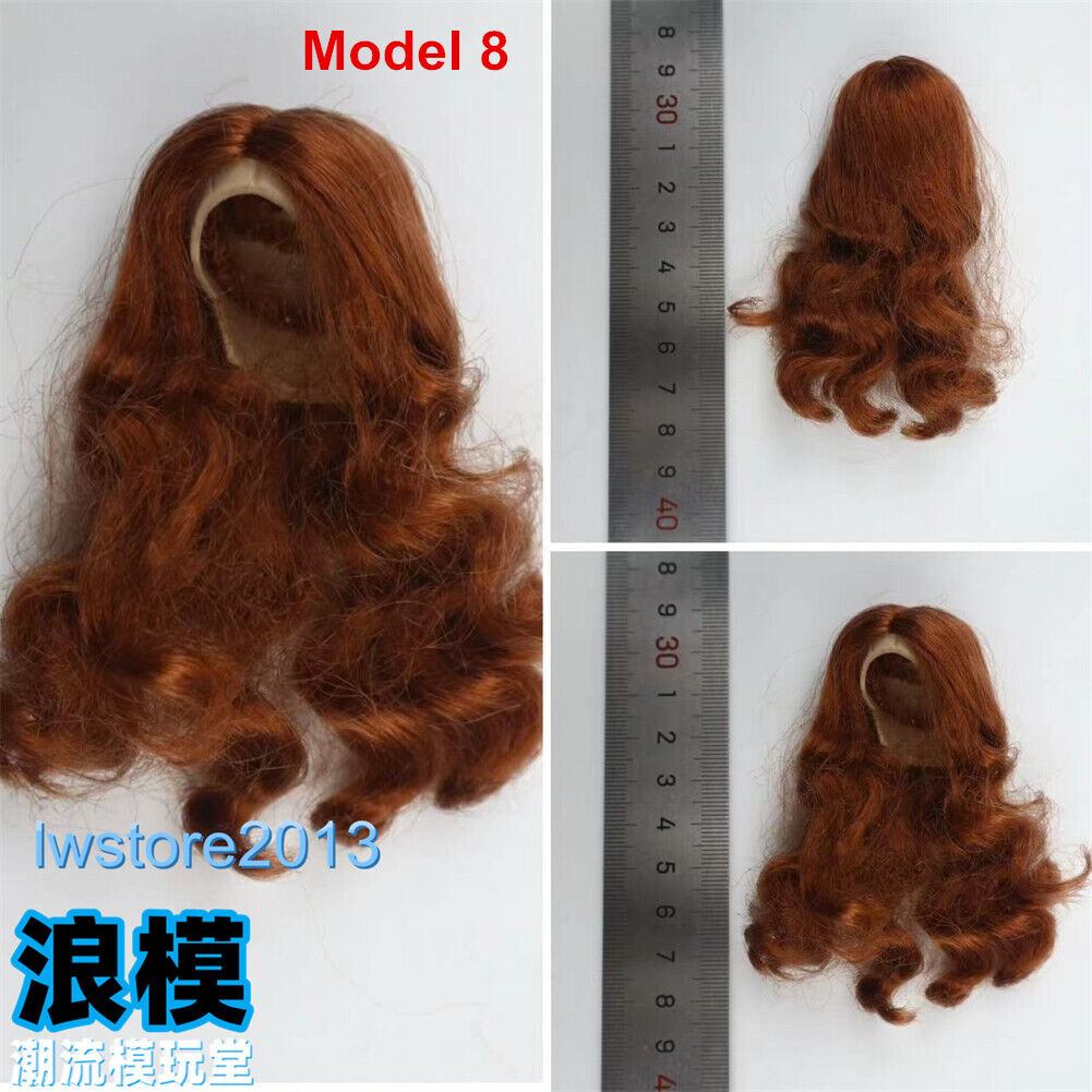 1/6 Artificial Hair Wig Cover For 12" Female Phicen TBL JO Figure Doll Head Body