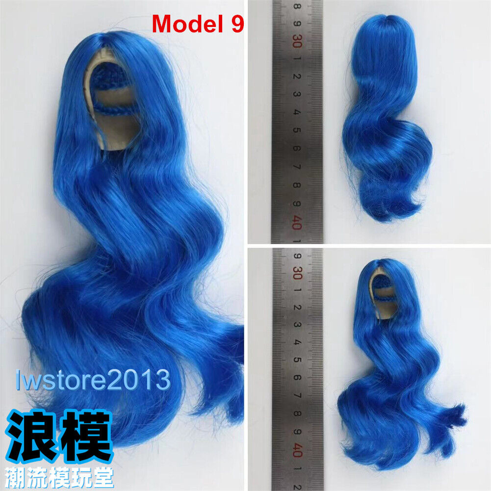 1/6 Artificial Hair Wig Cover For 12" Female Phicen TBL JO Figure Doll Head Body