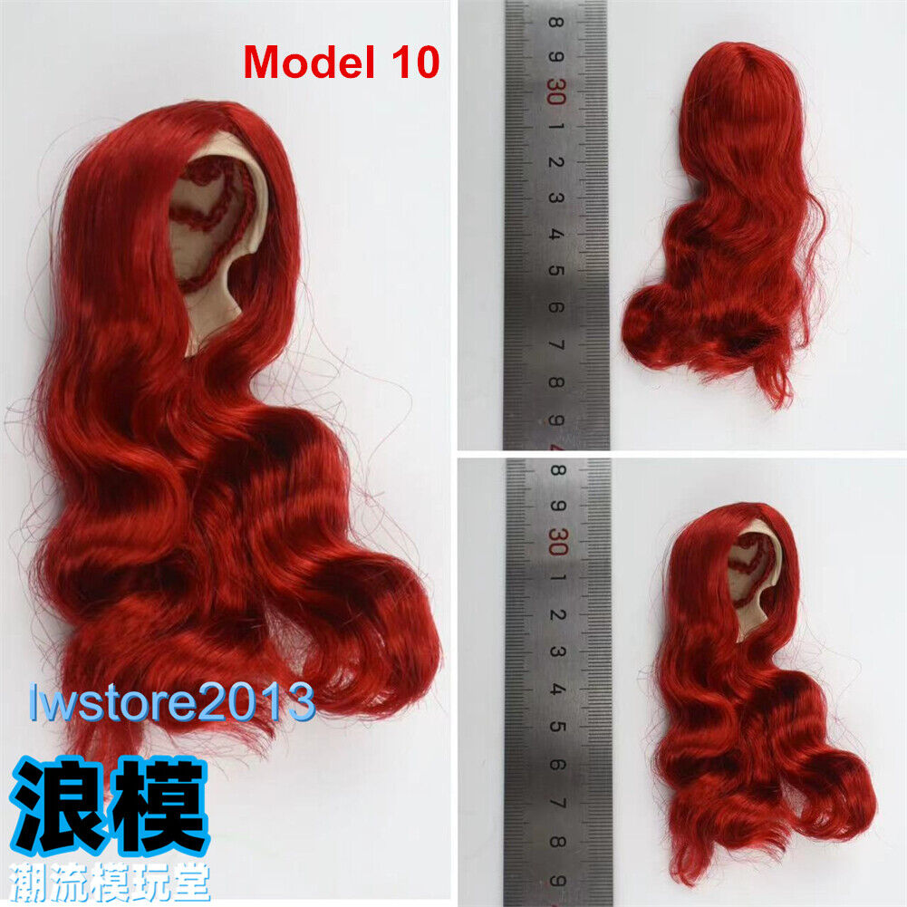 1/6 Artificial Hair Wig Cover For 12" Female Phicen TBL JO Figure Doll Head Body