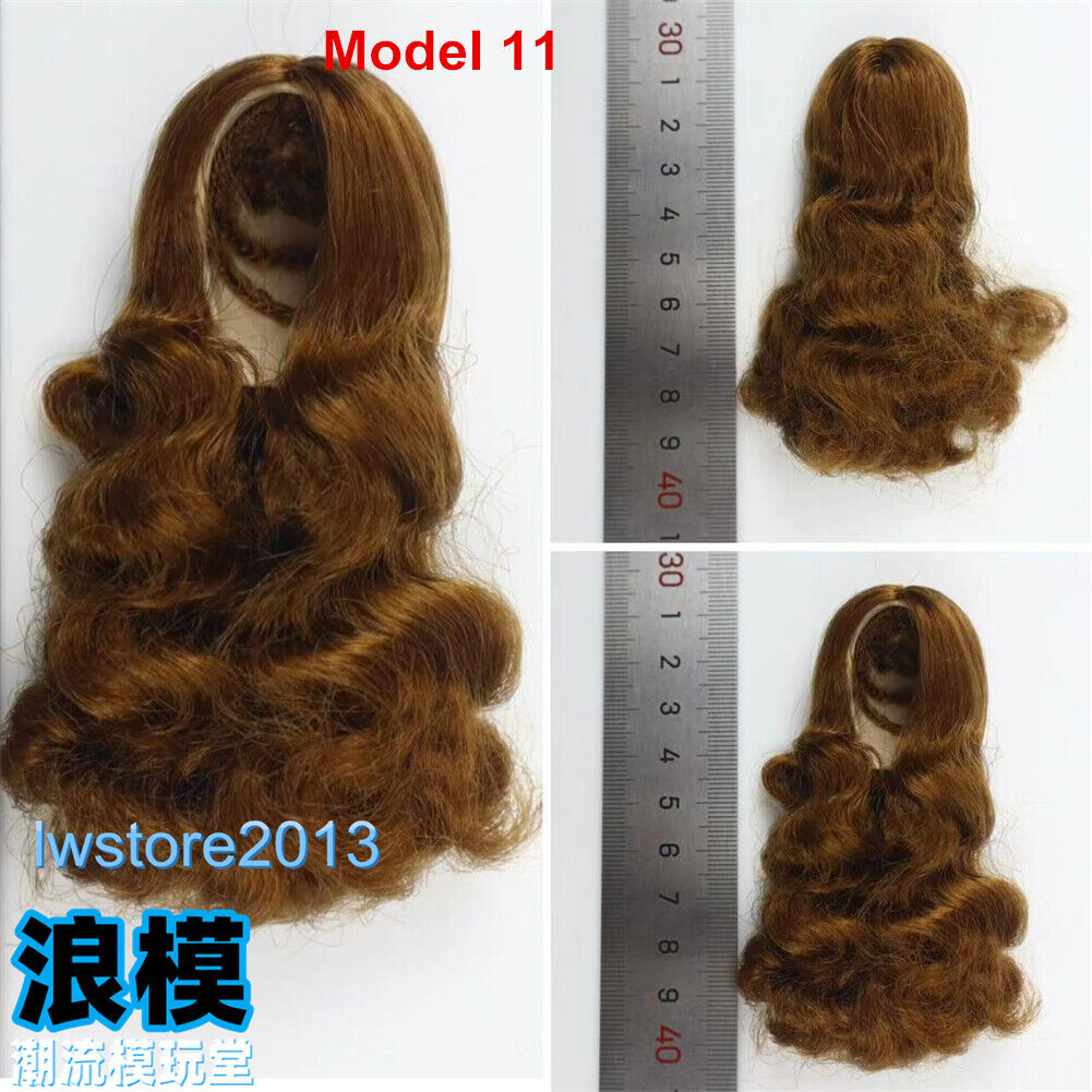 1/6 Artificial Hair Wig Cover For 12" Female Phicen TBL JO Figure Doll Head Body