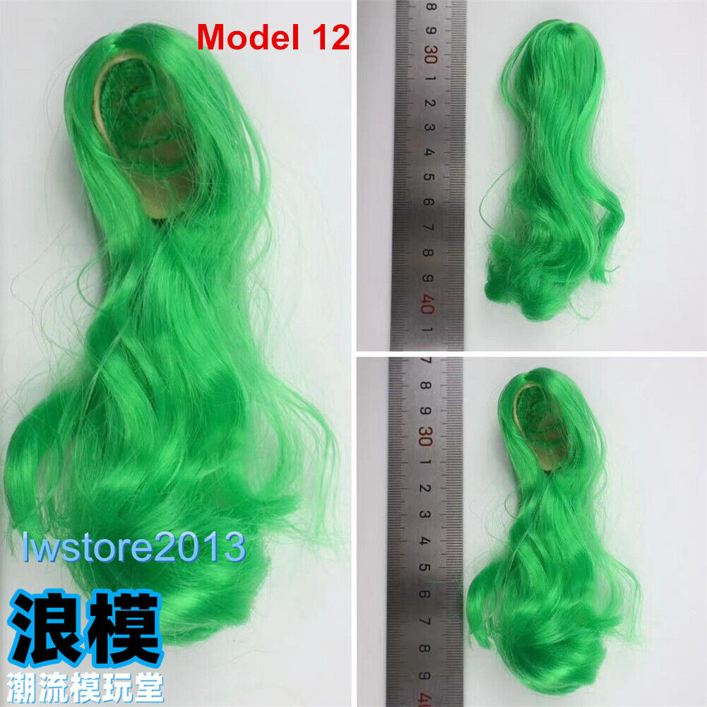 1/6 Artificial Hair Wig Cover For 12" Female Phicen TBL JO Figure Doll Head Body