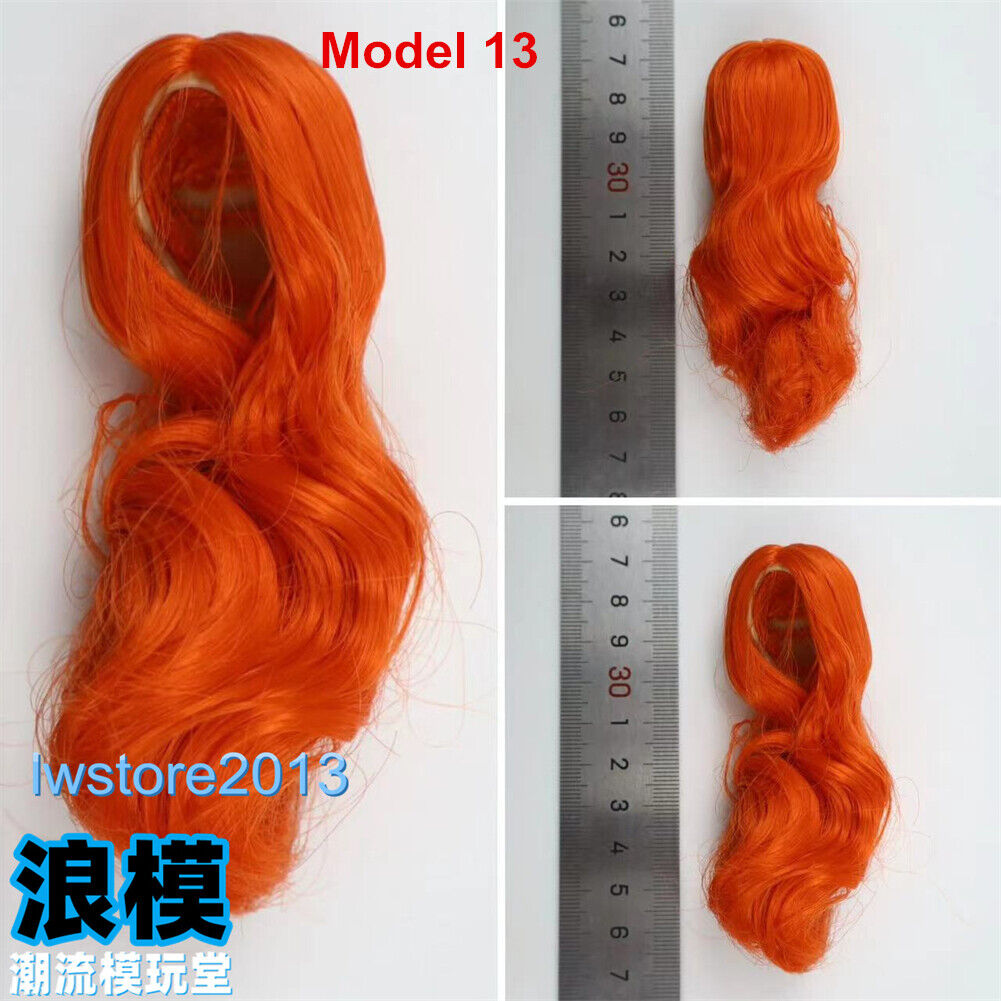 1/6 Artificial Hair Wig Cover For 12" Female Phicen TBL JO Figure Doll Head Body