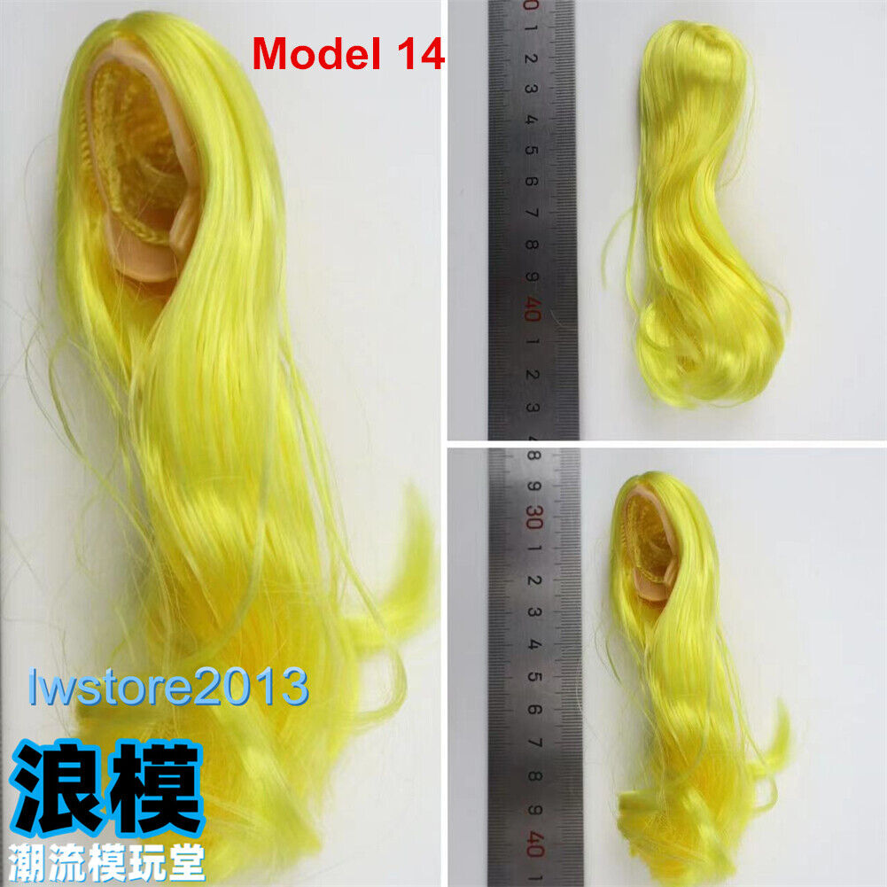 1/6 Artificial Hair Wig Cover For 12" Female Phicen TBL JO Figure Doll Head Body