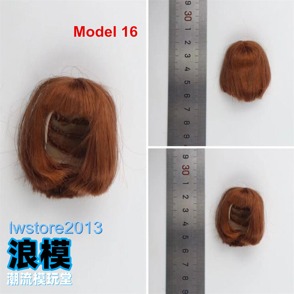 1/6 Artificial Hair Wig Cover For 12" Female Phicen TBL JO Figure Doll Head Body