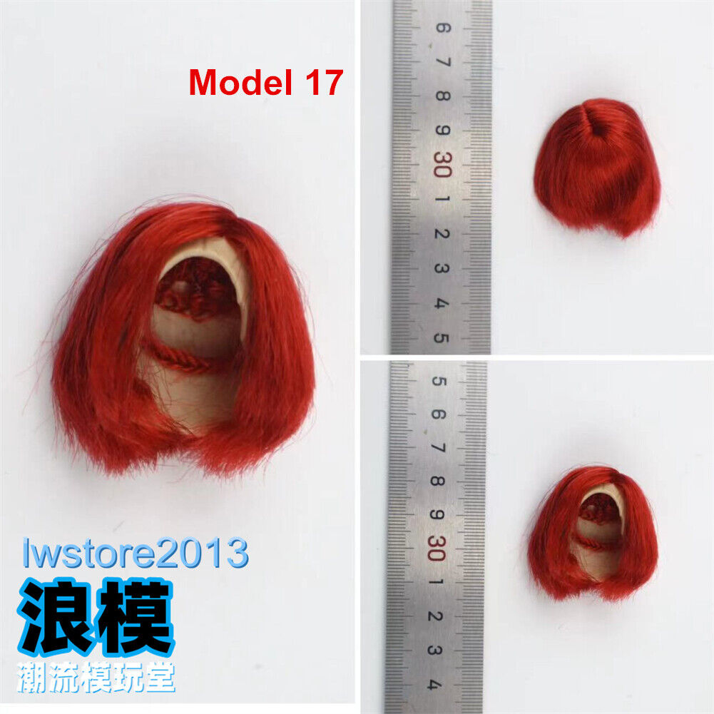 1/6 Artificial Hair Wig Cover For 12" Female Phicen TBL JO Figure Doll Head Body