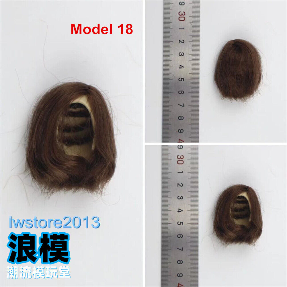 1/6 Artificial Hair Wig Cover For 12" Female Phicen TBL JO Figure Doll Head Body