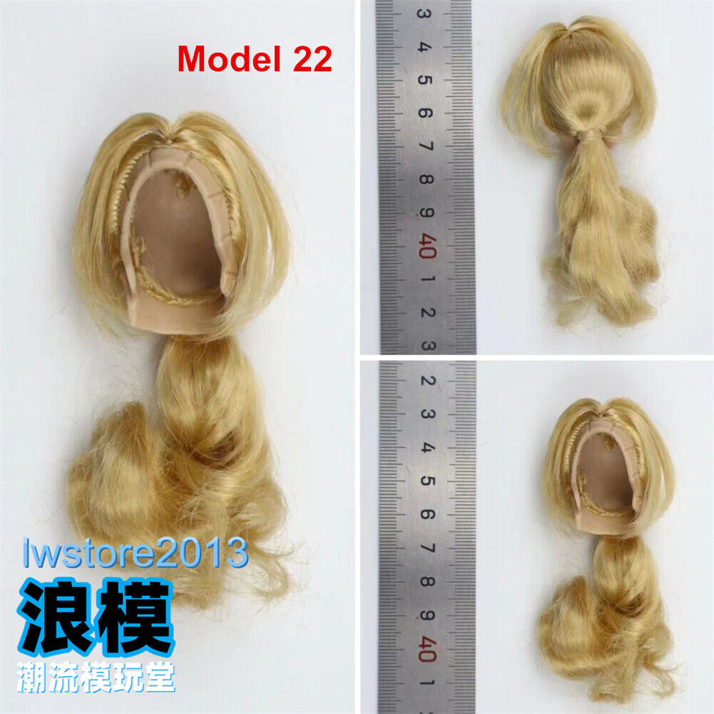 1/6 Artificial Hair Wig Cover For 12" Female Phicen TBL JO Figure Doll Head Body