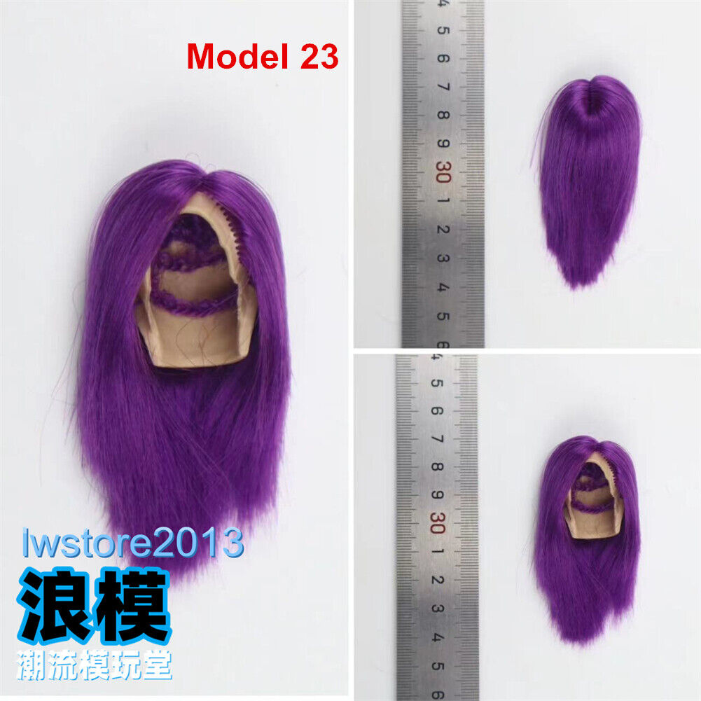 1/6 Artificial Hair Wig Cover For 12" Female Phicen TBL JO Figure Doll Head Body