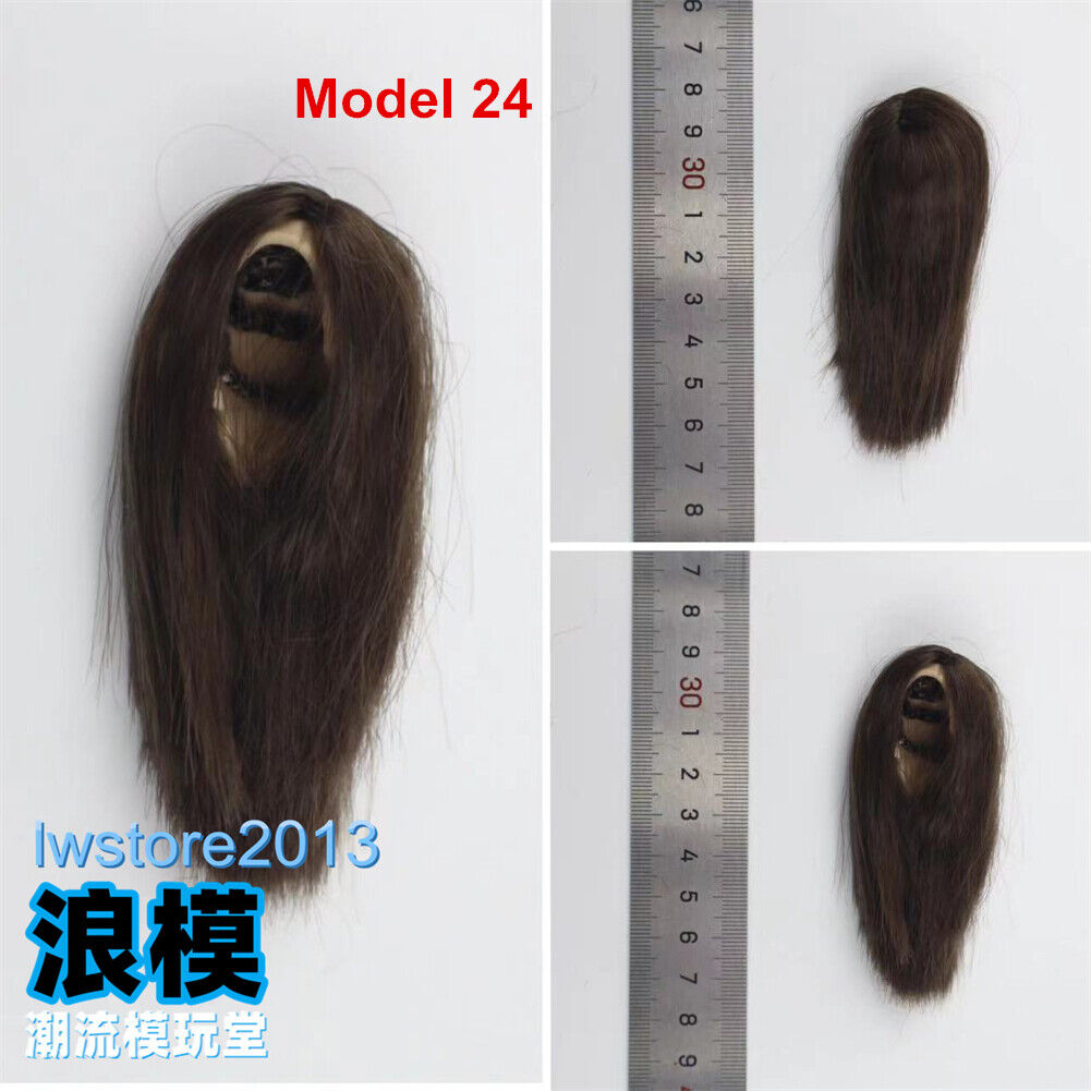 1/6 Artificial Hair Wig Cover For 12" Female Phicen TBL JO Figure Doll Head Body