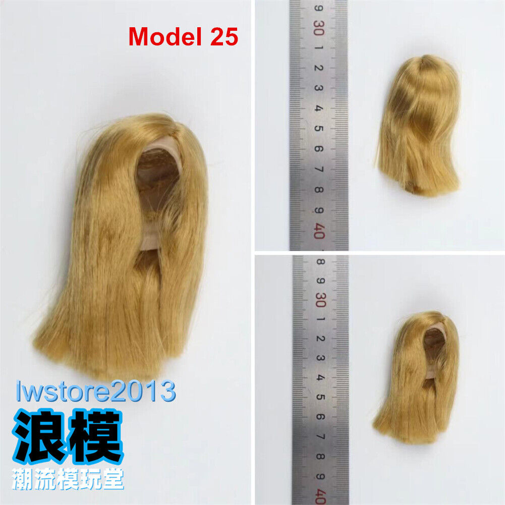 1/6 Artificial Hair Wig Cover For 12" Female Phicen TBL JO Figure Doll Head Body