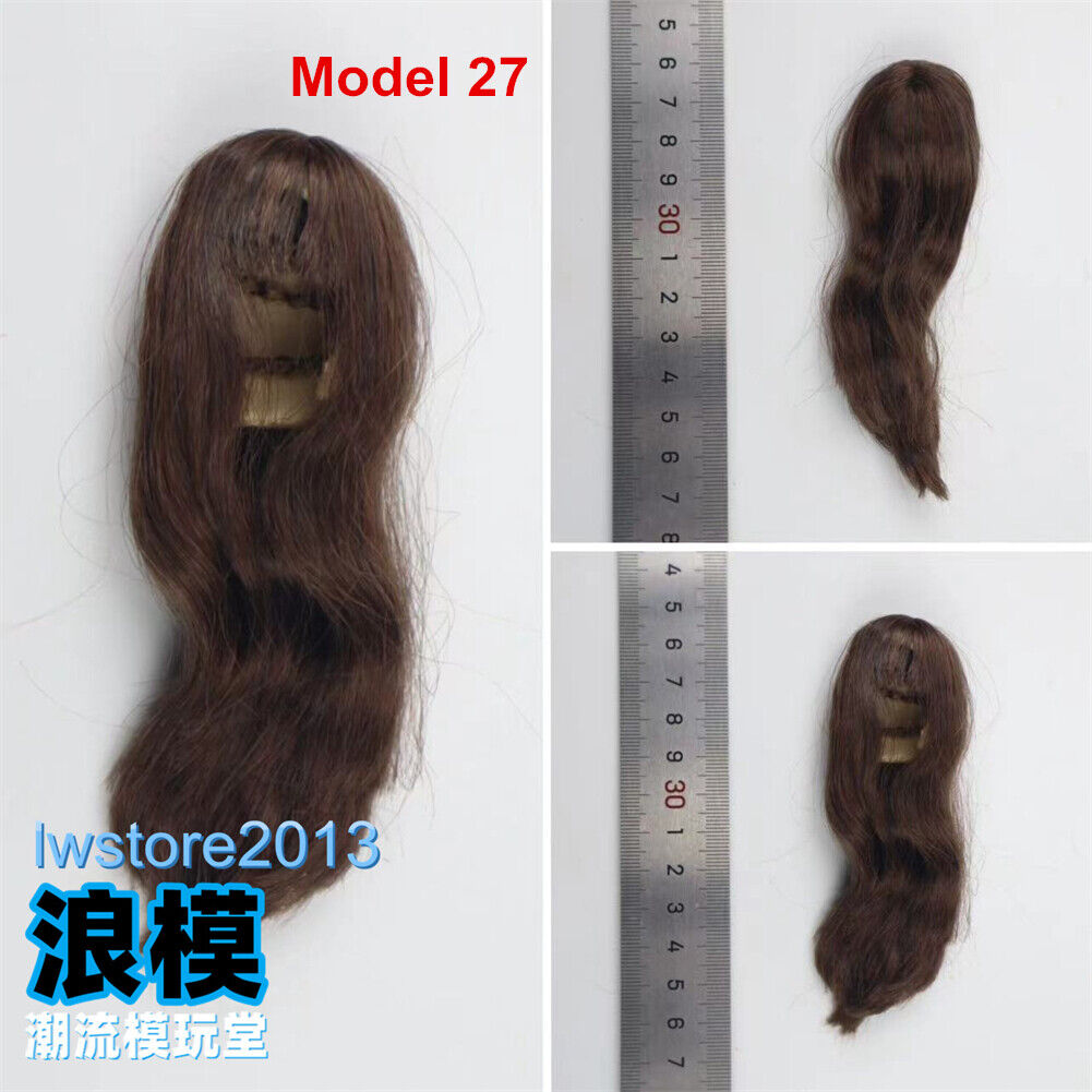 1/6 Artificial Hair Wig Cover For 12" Female Phicen TBL JO Figure Doll Head Body