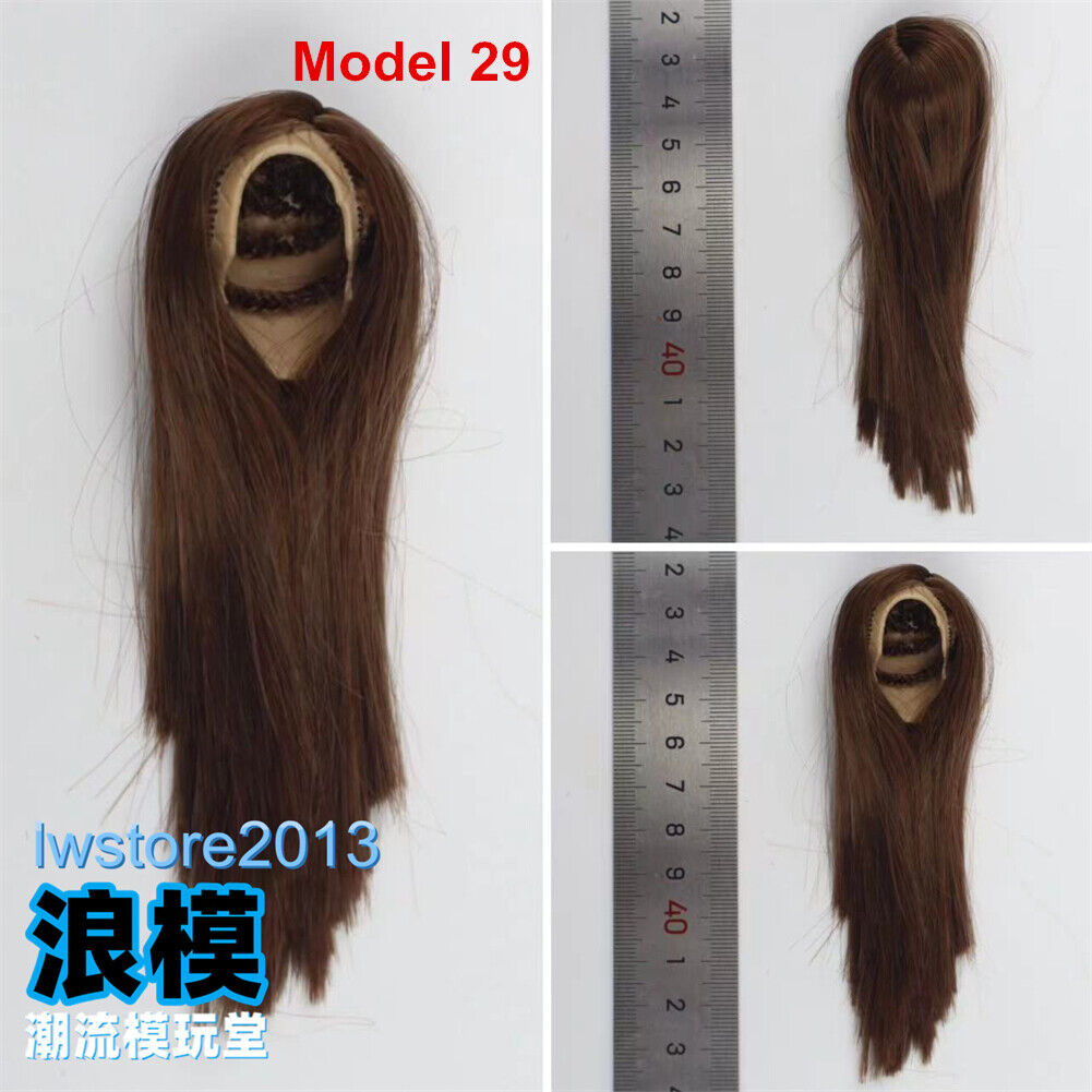 1/6 Artificial Hair Wig Cover For 12" Female Phicen TBL JO Figure Doll Head Body