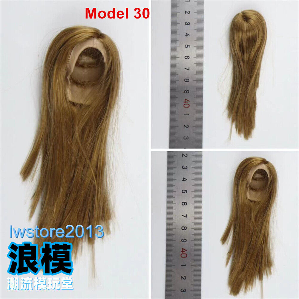 1/6 Artificial Hair Wig Cover For 12" Female Phicen TBL JO Figure Doll Head Body