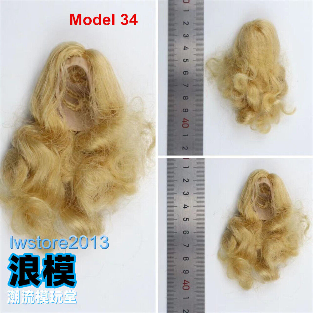 1/6 Artificial Hair Wig Cover For 12" Female Phicen TBL JO Figure Doll Head Body