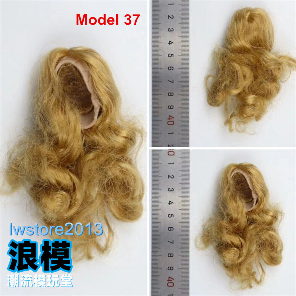 1/6 Artificial Hair Wig Cover For 12" Female Phicen TBL JO Figure Doll Head Body