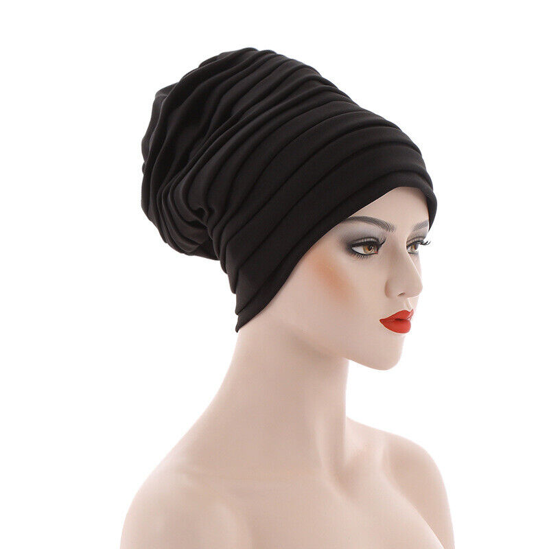 African Women Aso Oke Auto Gele Headtie Bonnet Turban Hijab Head Wrap Scarf Caps - Picture 17 of 24