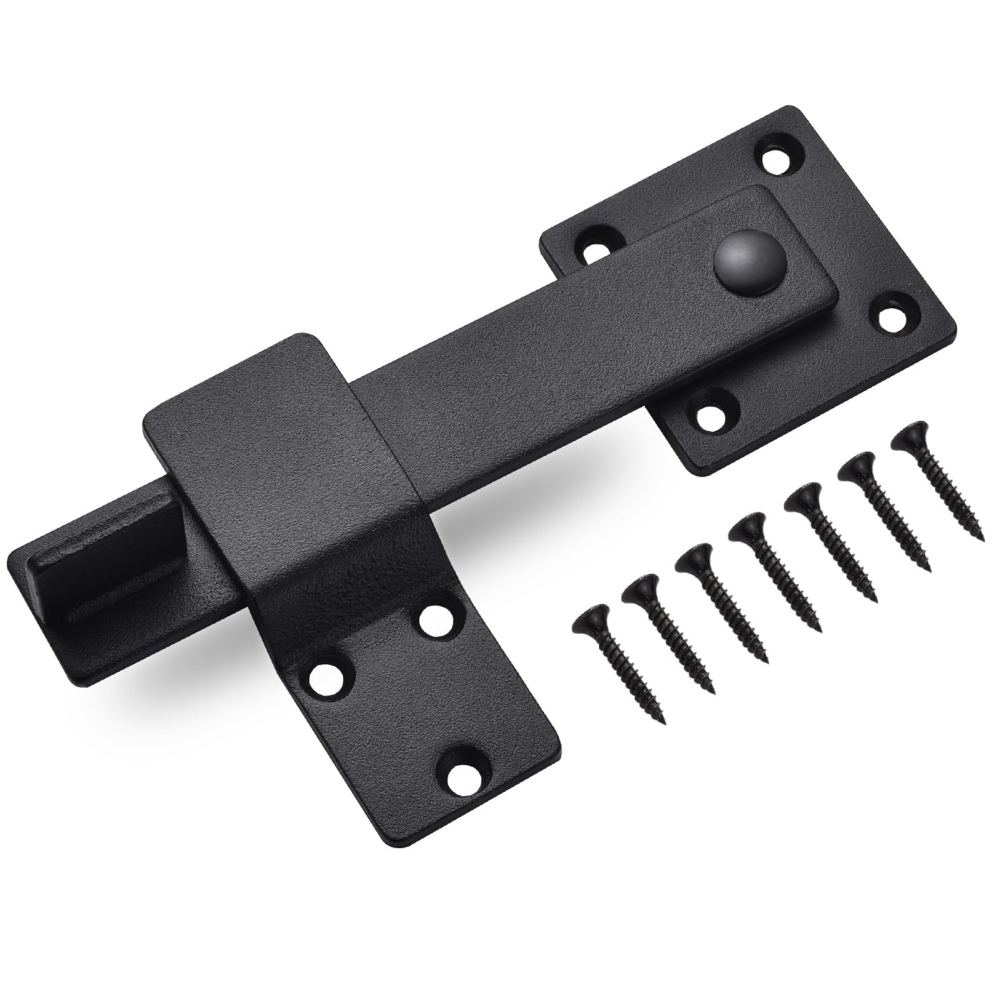 Barn Door Flip Latch Matte Black Add More Privacy Heavy Duty Hardware Farm Gate