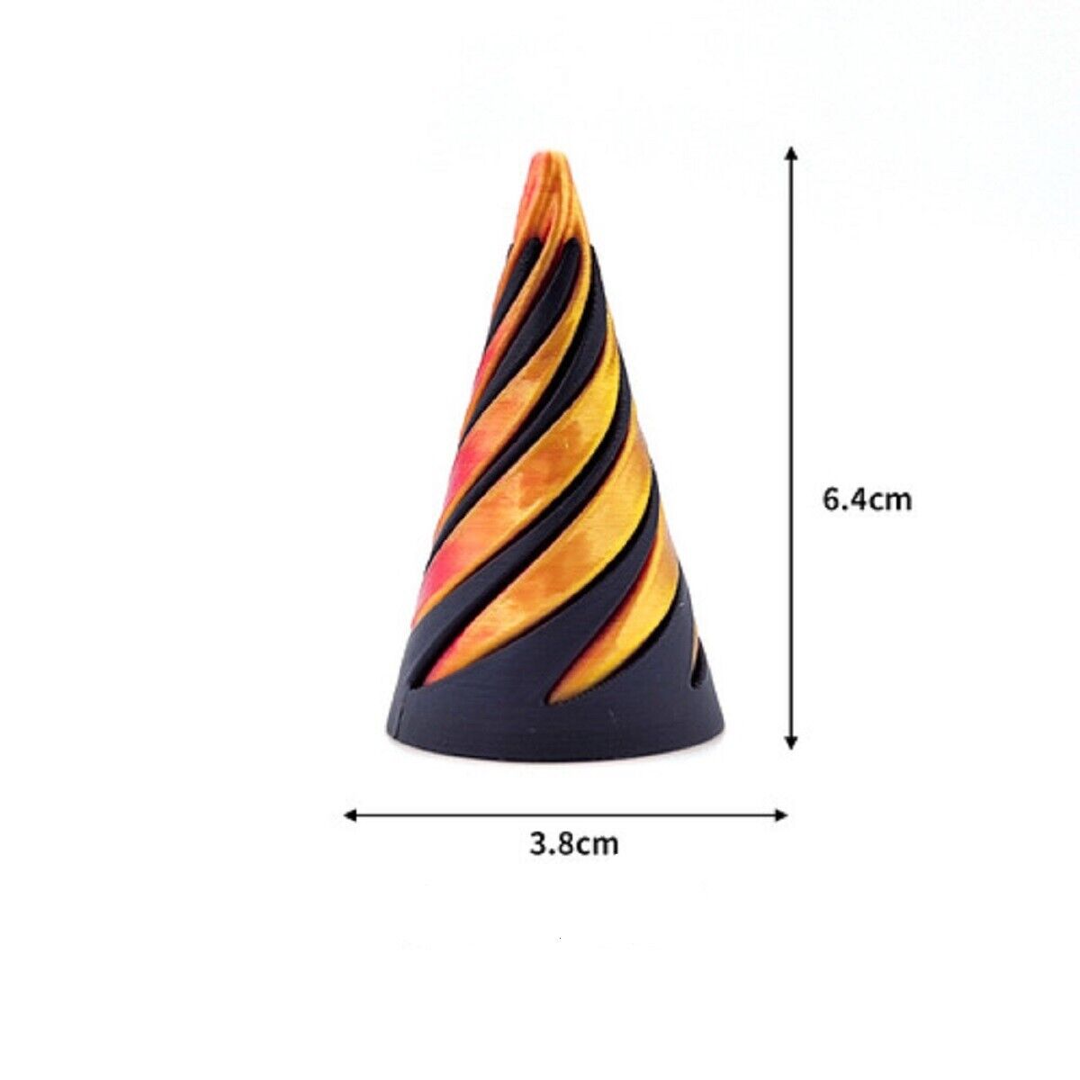 Impossible Cone, Spiral Cone Fidget Toy, Pass Through Pyramid Fidget Toy US