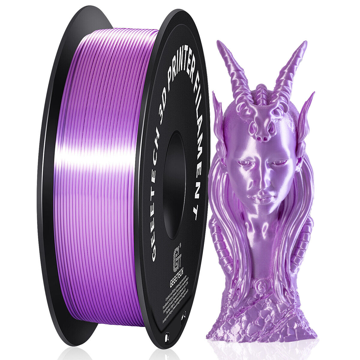 Geetech 3D Printer Filaments PLA/PETG/TPU/Wood/HS/PLA/Matte PLA/ABS+ 1KG/roll