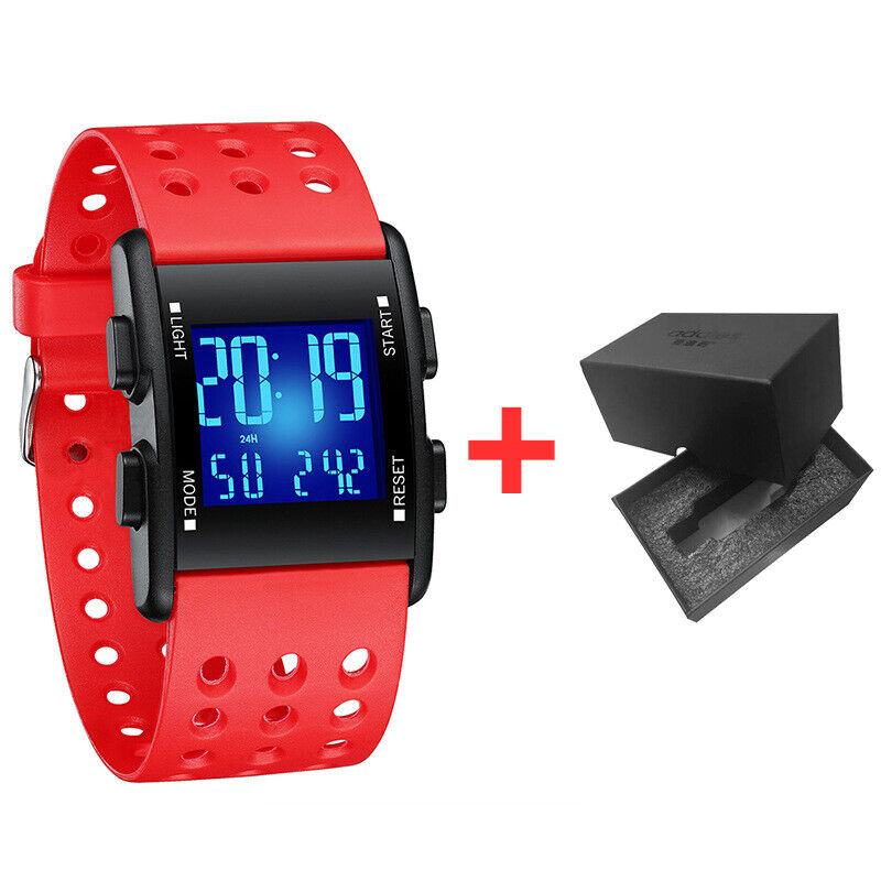 Reloj de pulsera digital LED para hombre militar táctico impermeable retroiluminación - Imagen 20 de 21