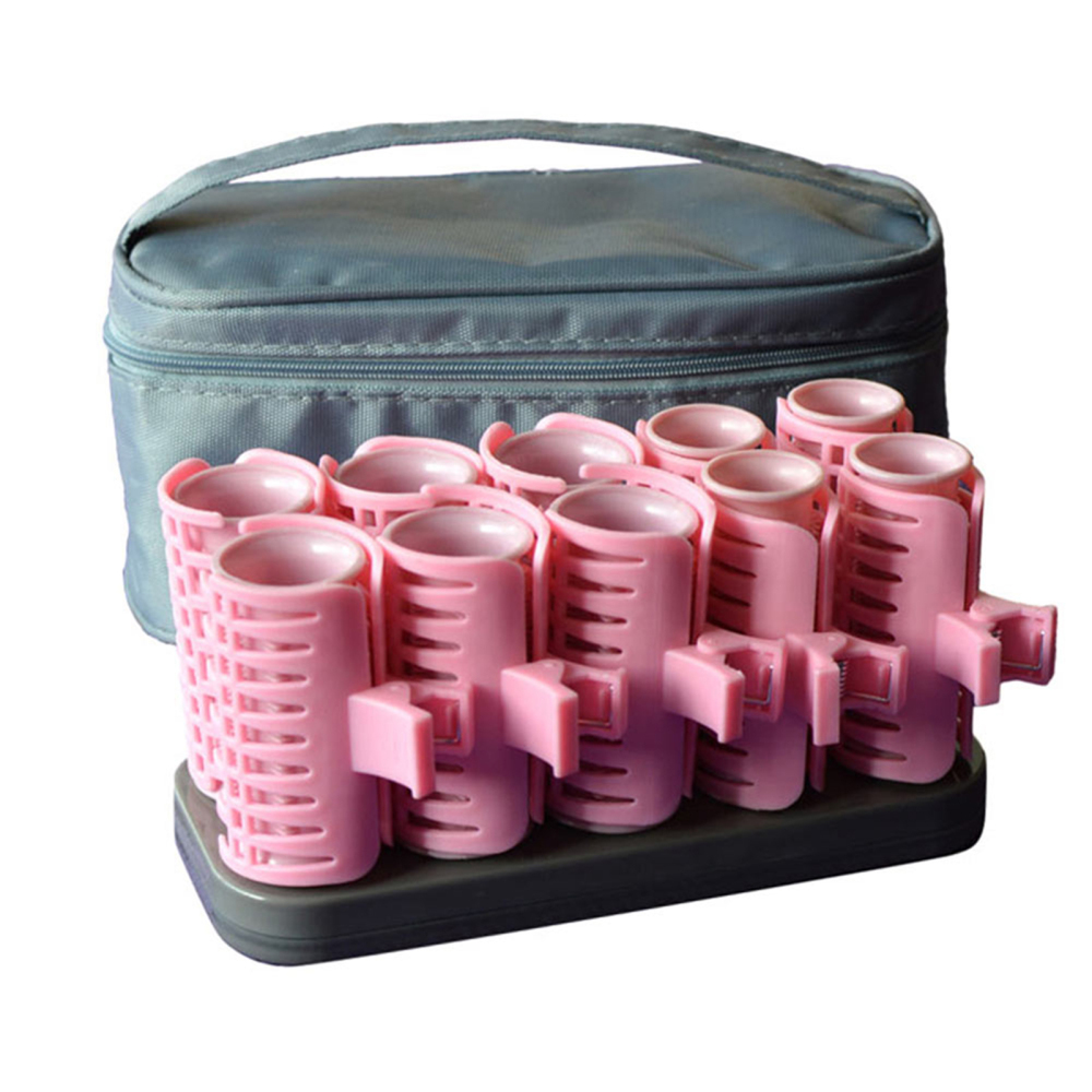 10Pcs Professional Electric Heated Roller Curling Roll DIY Hairstyles Hair Tube - Picture 12 of 13