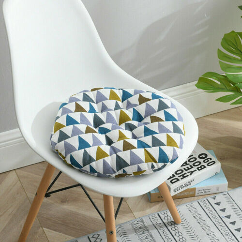 2PCS Thick Round Seat Pads Patio Dining Cushions Garden Booster Comfort Decro UK - Picture 14 of 16