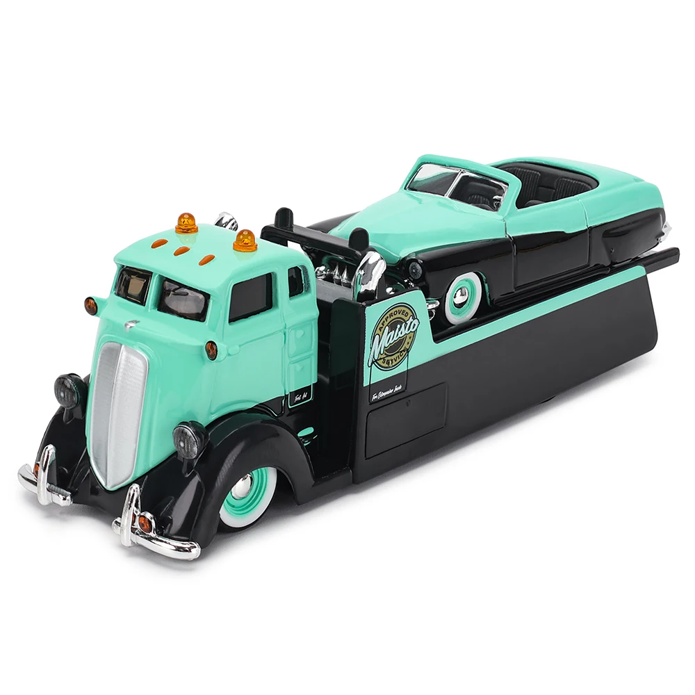 Maisto 1:64 1950 MERCURY CUSTOM Design elite transport die-cast precision model - Imagen 16 de 17